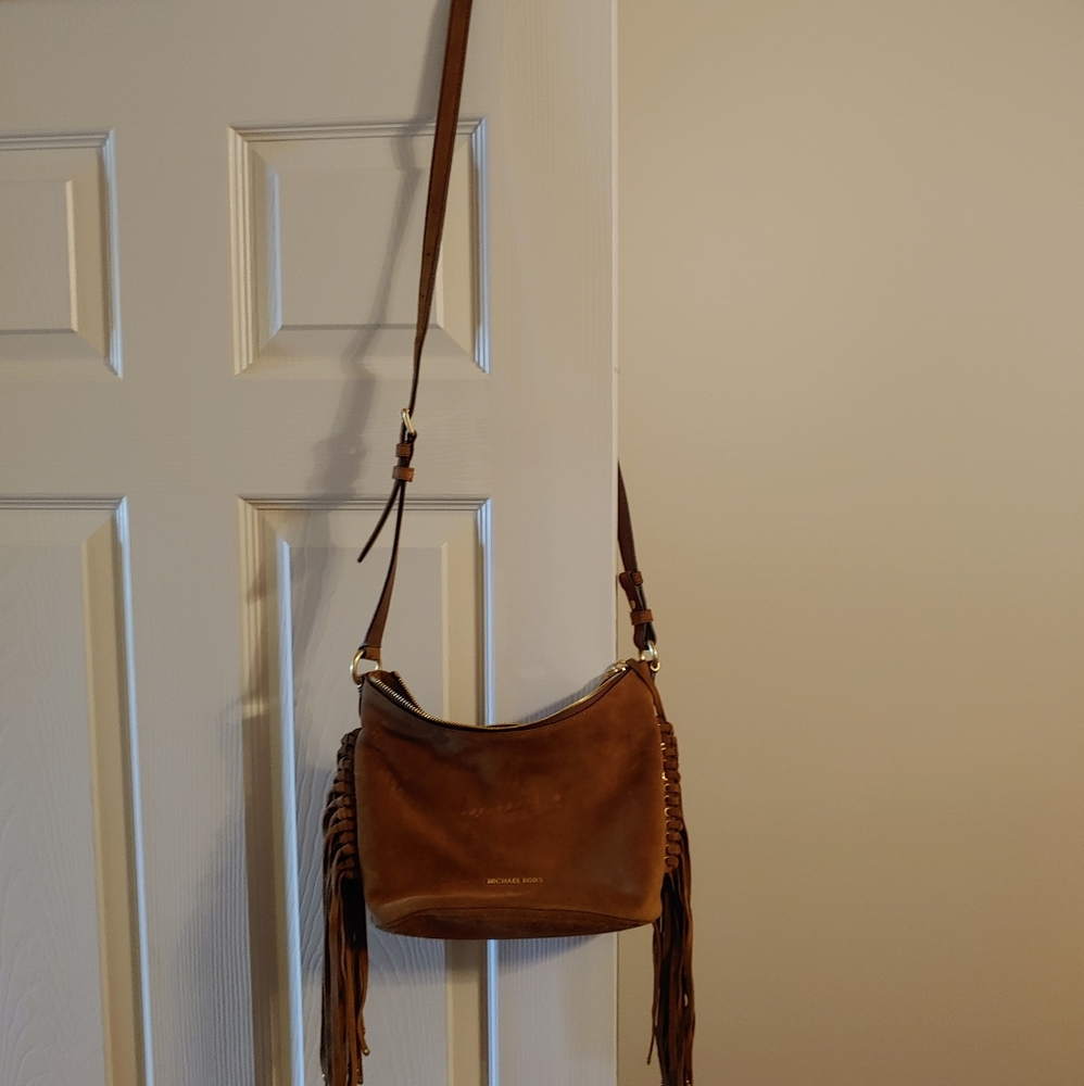 NWT Fringe Michael Kors "Billy" crossbody purse
